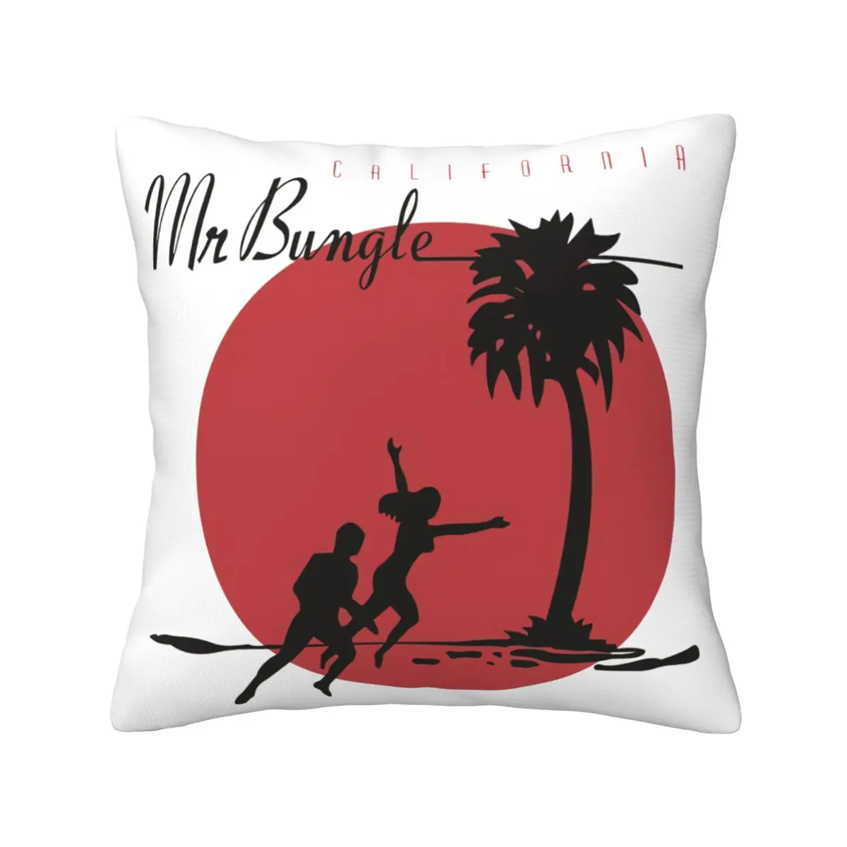 Mr Bungle California Mike Patton Faith Cushion Pillow Cover Zipper Throw Pillow Cover Custom Bed Decorative Pillow Customizable