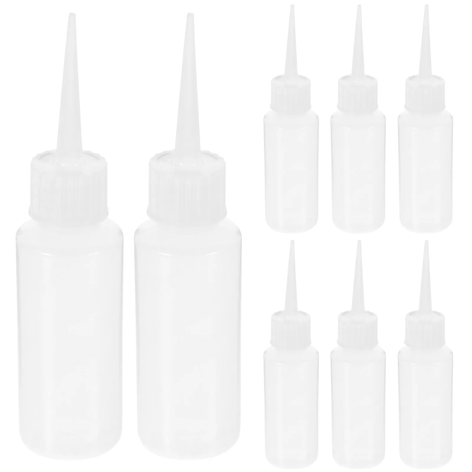 

20Pcs Plastic Squeeze Bottles 50ml White Glue Dispense Bottle Liquid Storage Bottle for Art Craft DIY Projects