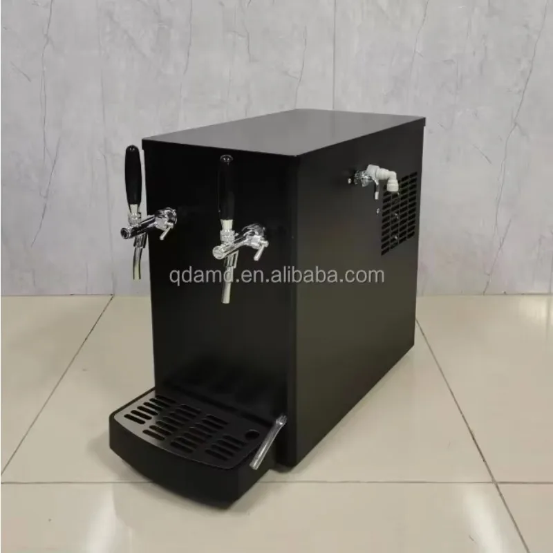 Countertop Stainless Steel Draft Beer Cooler Dispenser With Water Cooling System Beer Tower For Bar Cafe Restaurant Commercial