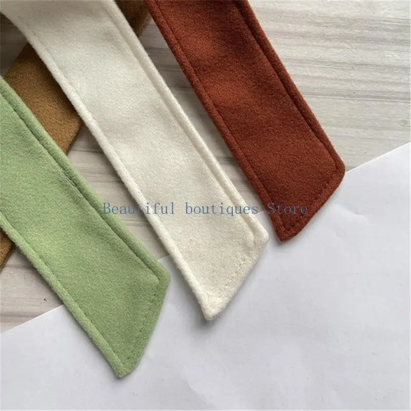 U4LF Dames Man Trenchcoat Riem Decoratieve Wollen Overjas Jassen Riem Kleur