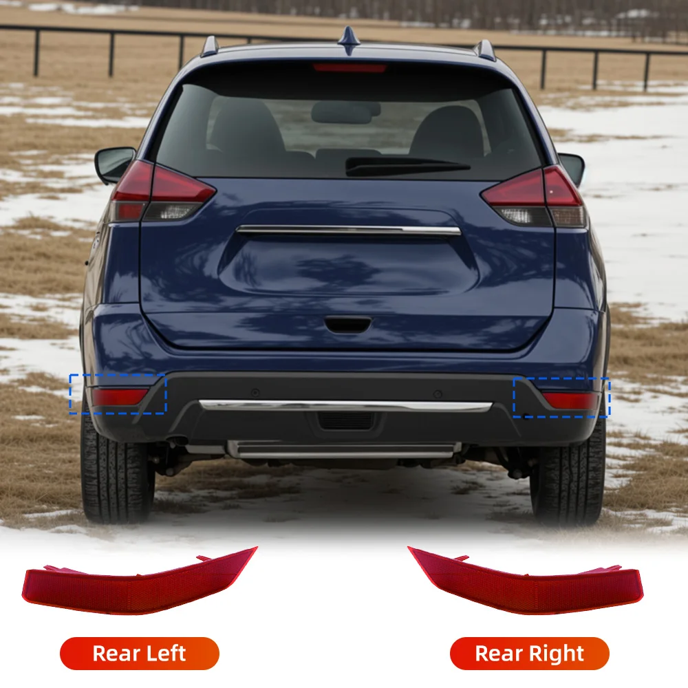 

Car Rear Bumper Fog lamp Tail Brake Reflector Lights For Nissan Rogue X-Trail T32 2017 2018 2019 265606FV0A 265656FV0A