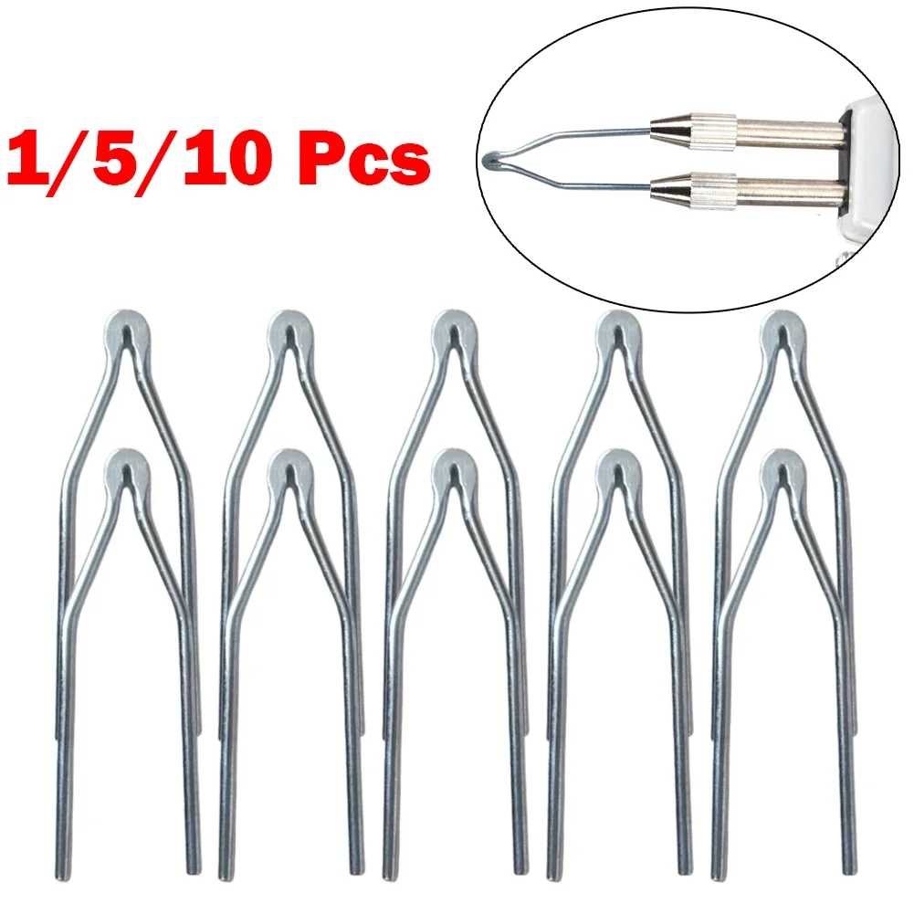 납땜 다리미 팁 전기 용접 도구, V 타입 고온 저항 용접 팁, 납땜 도구, 5 개, 1 개