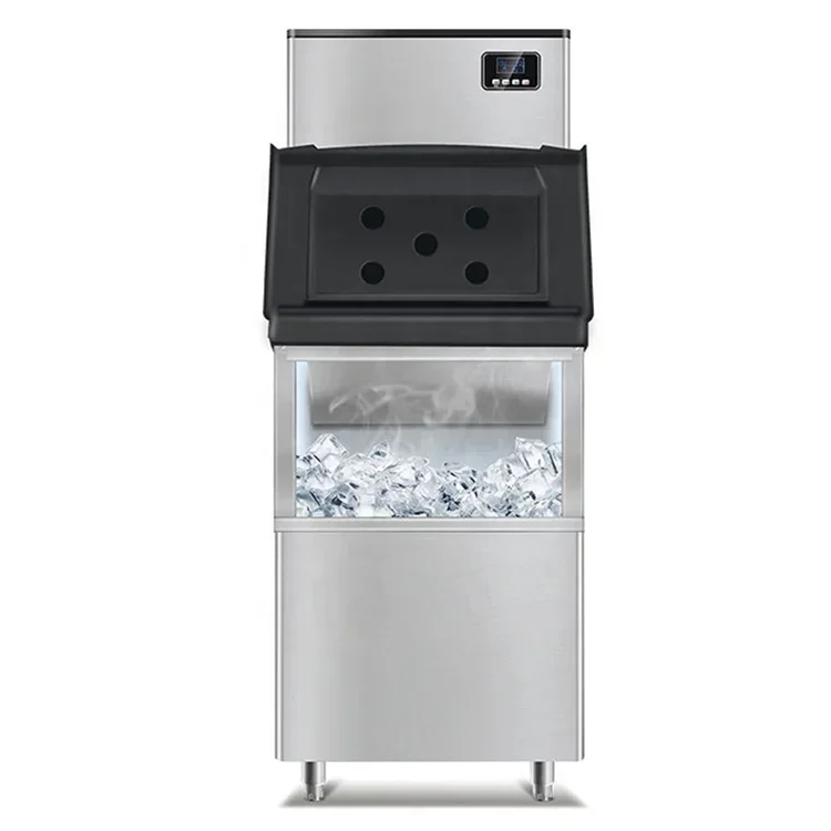 220v Automatic Water Intake Automatic Ice Machine  Hotel Ice Machine Maker for Business Cafe Ice Maker China 250kg