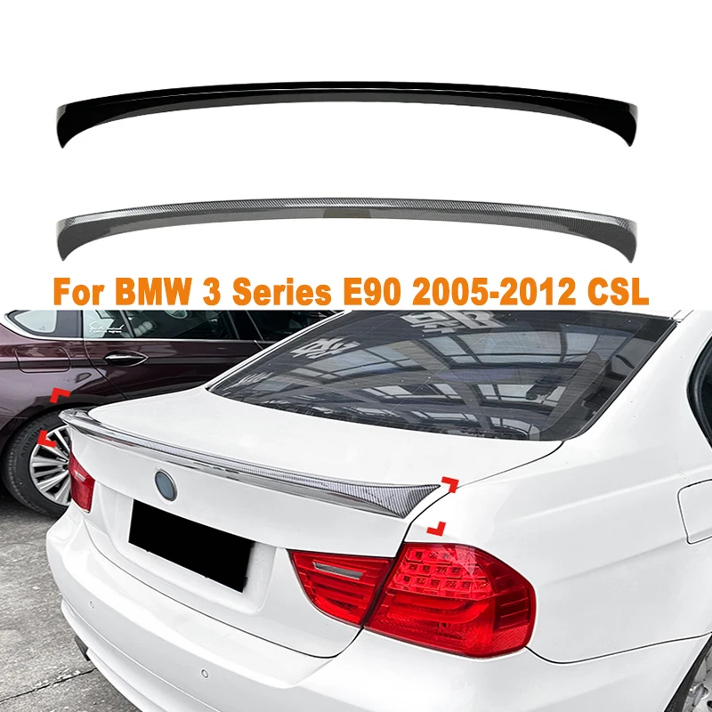 

For BMW 3 Series E90 2005-2012 CSL Car Tail Wings Fixed Wind Spoiler Rear Wing Auto Decoration Accessories