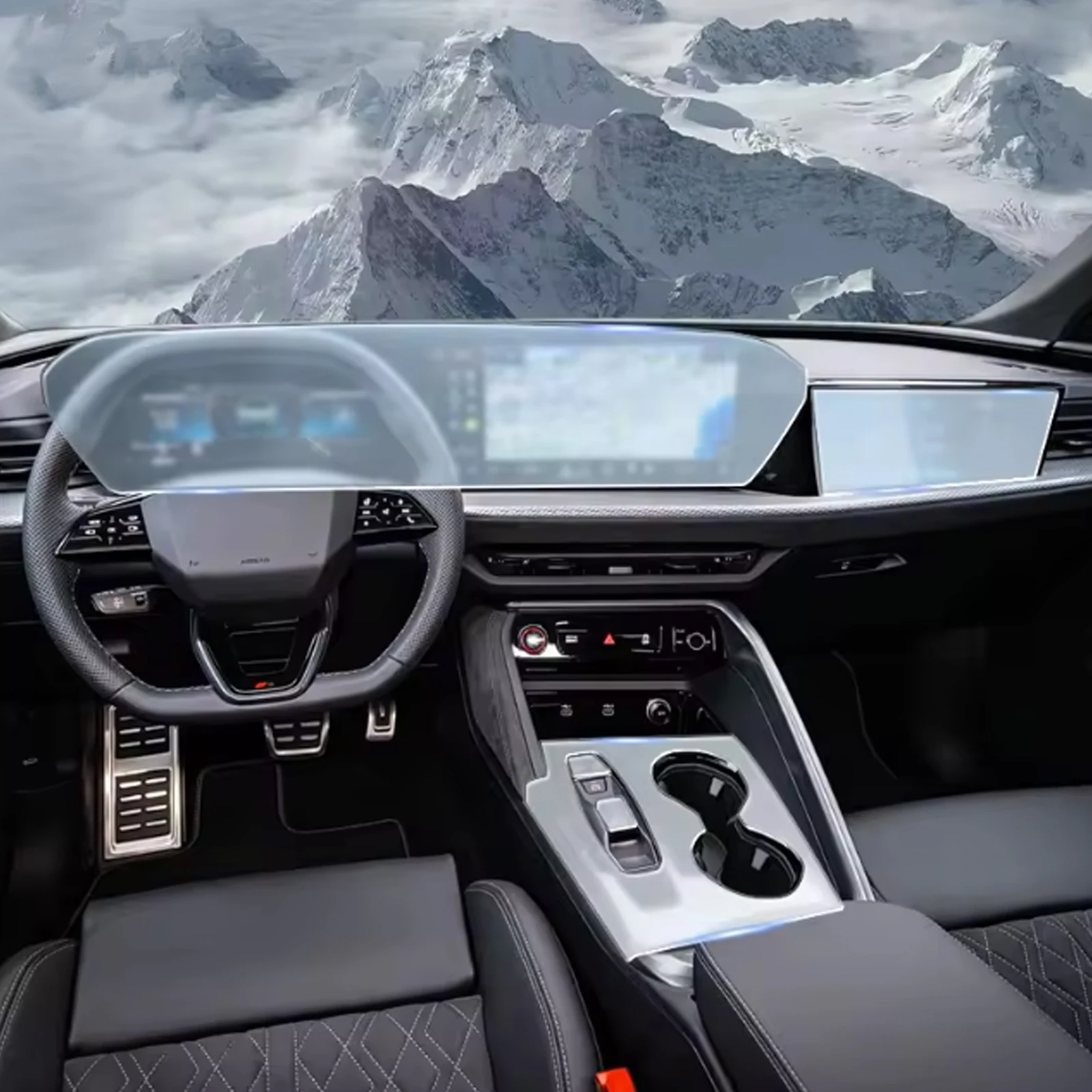 

Для Audi Q5 2025-2026: Невидимая защитная пленка из ТПУ для салона, полный комплект, устойчивая к царапинам, аксессуары для модификации автомобиля