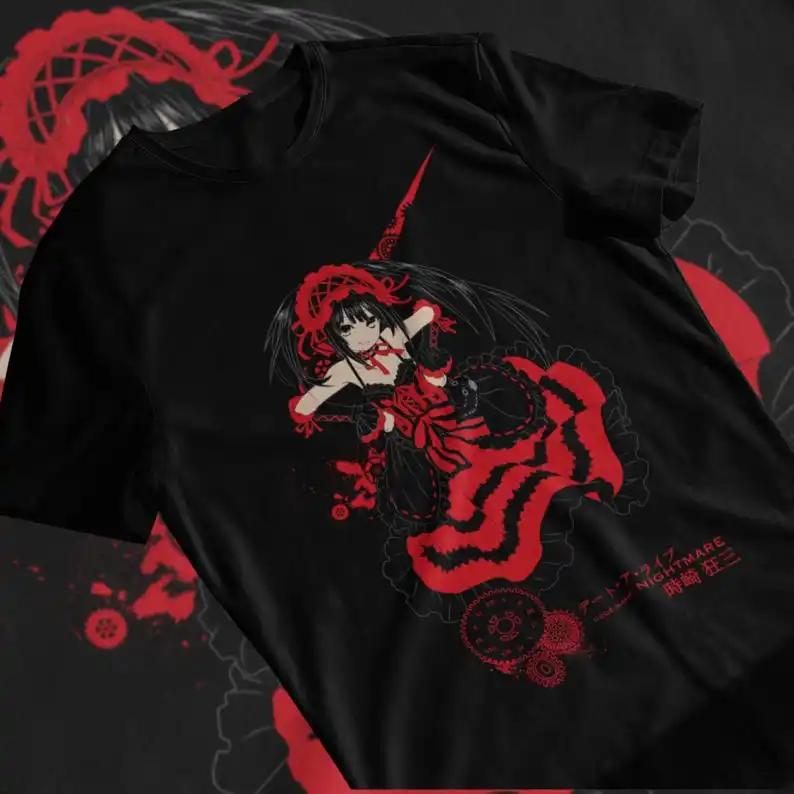 Date a Live Kurumi Vintage Special T-shirt, Manga Lovers Graphic Tee,