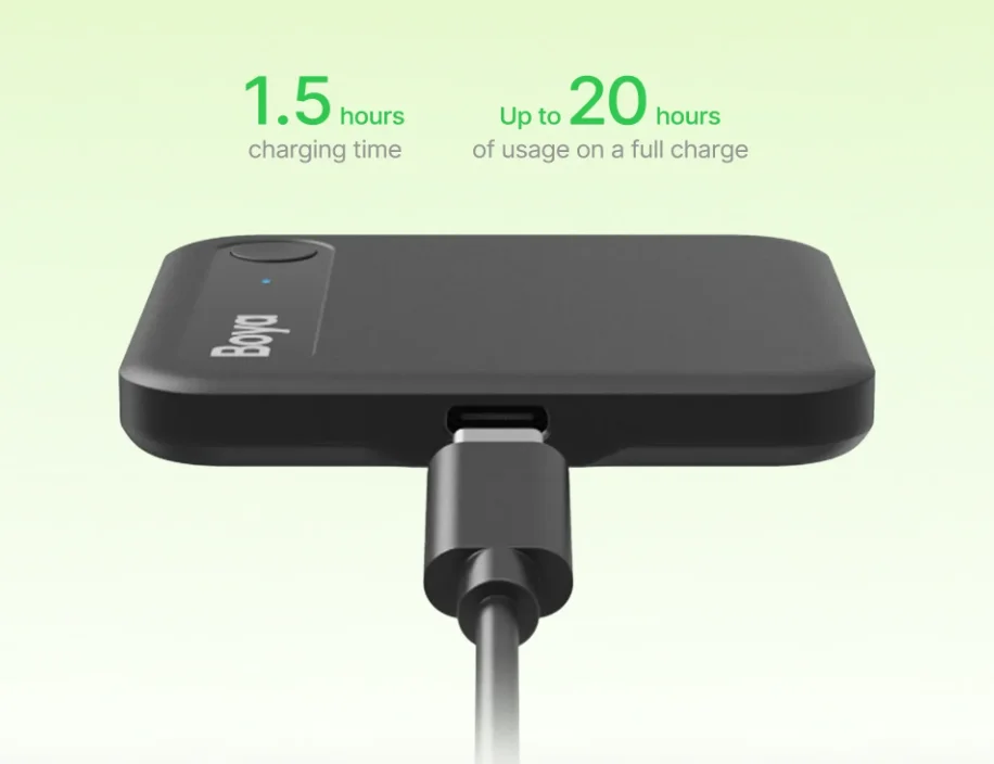 Boya Notra Neo Next-Gen KI-Notizbuch, KI-gesteuerter Sprachrekorder, MagSafe, Transkription, Zusammenfassung, Meetings, Anrufe, Zusammenfassung, App – Detail 12