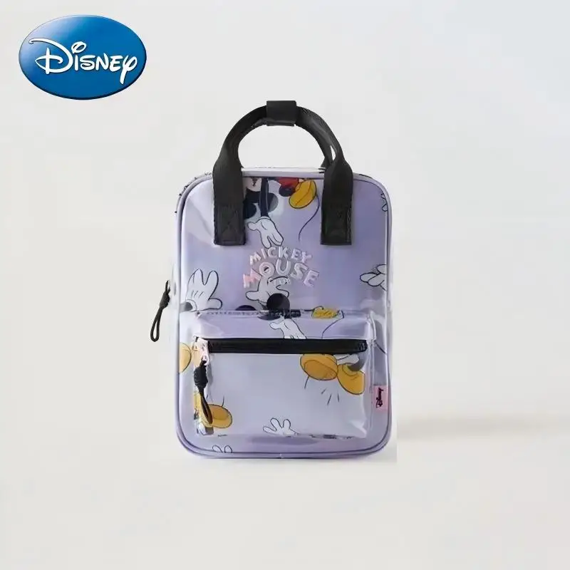 Disney New Cartoon Backpack for Baby Boys Girls Minnie Mickey Mouse Children Lovely Schoolbag Kindergarten Schoolbag Kids Gift