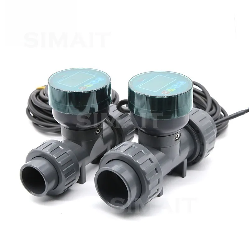 DN25-65 Digital Water Meter Sewage Pipe Agriculture and Forestry Irrigation Large Pipe Diameter Flow Sensor, RS485 Communication