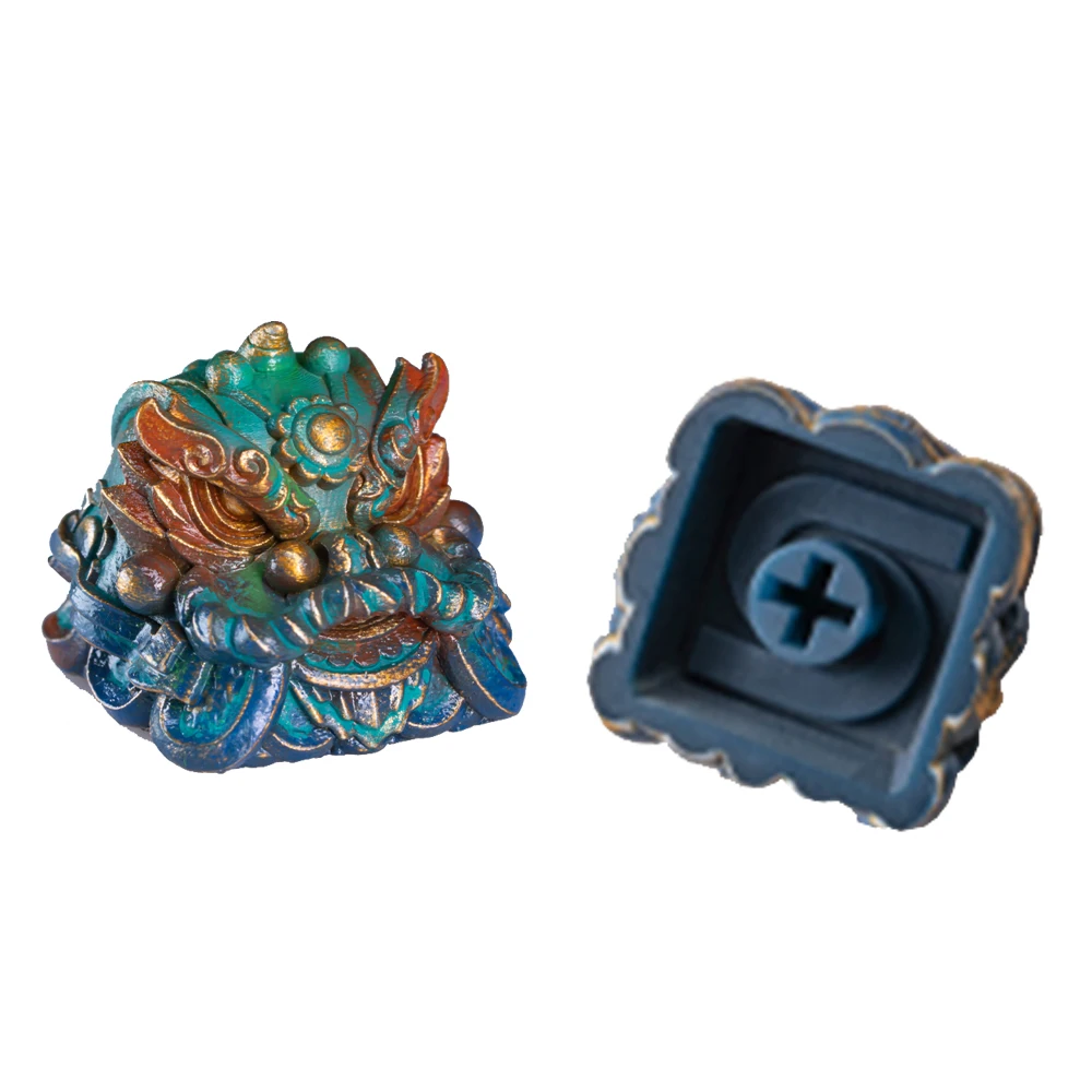 SA Keycaps for Mechanical Keyboard ESC Resin Keycap Custom China Lion Anime Gaming Keyboards Key Caps