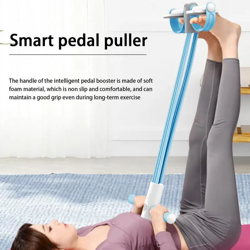 Pedal Puller Resistance Band Smart 6-Tubes Yoga Strap Bodybuilding Expander Yoga Strap Bodybuilding Expander Puller Strength