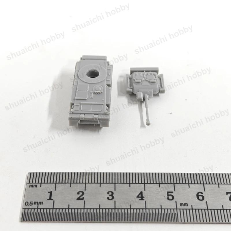 5 قطعة الراتنج ثلاثية الأبعاد مطبوعة FV107 Scimitar Reconnaissance خزان 1/144 مقياس ثابت نموذج معركة مركبة لعرض المشهد المصغر
