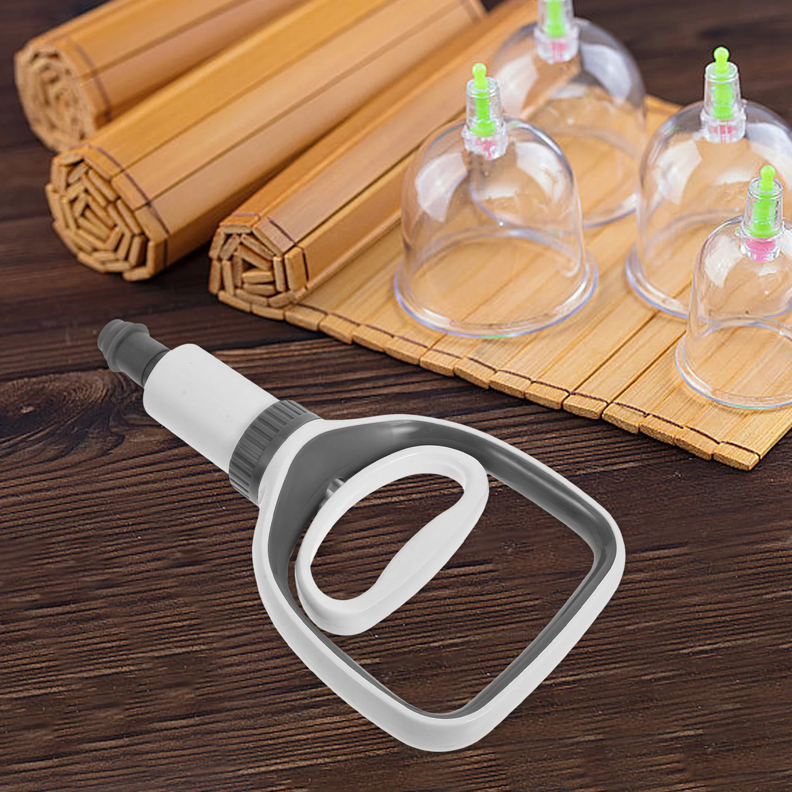 

Hand Held Hand Pump Vacuum Pump For Back Neck Leg Fatigue Light Durable Plastic Cupping Equipment Air Exhaust Tool Body Cupping