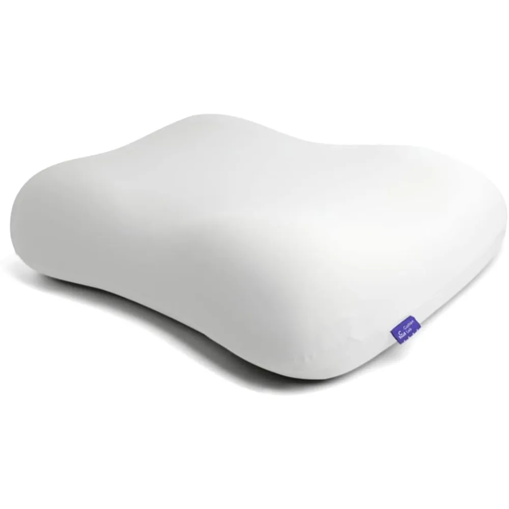 Deep Sleep Pillow Ergonomic Contour Design for Side & Back Sleepers Orthopedic Cervical Shape Gently Cradles Head