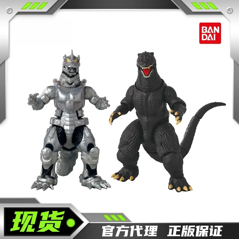 

Bandai Authentic Godzilla Super Articulated Figure - 1991 & Kiryu 2002 Godzilla Anime MechaGodzilla, Collectible Toy for Boys