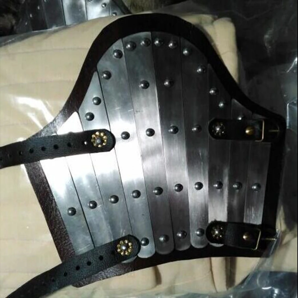 Tactical Stainless Steel Armguards Airsoft Cut-Resistant Impact-Resistant Wrist Armor for Outdoor CS Paintball Shooting Cosplay