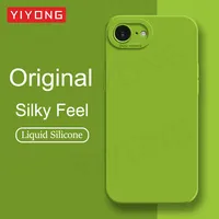 For iPhone16e Case YIYONG Luxury Silky Feel Liquid Silicone Soft Cover For iPhone 16e 16 Pro Max iPhone16 Plus 16+ Phone Cases