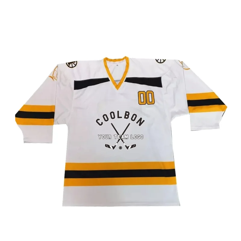 Custom Ice Hockey Jersey with Sublimation Logos Name And Number Printing for Games - Team Sports Apparel