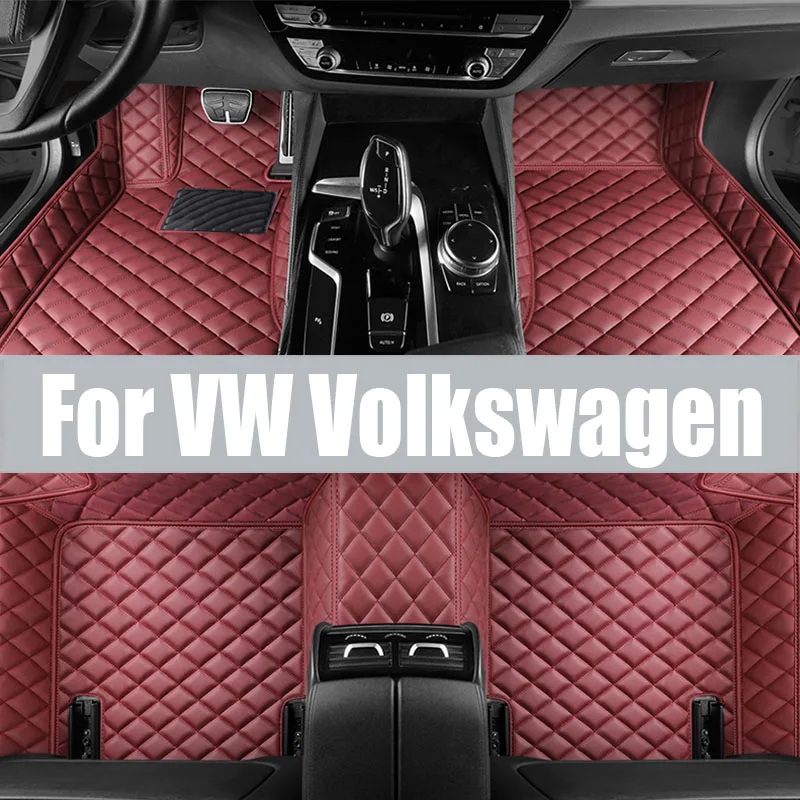 

For VW Volkswagen Touareg 2010-2023 Auto Car Floor Mats All-Weather TPE Foot Mats Odorless Pad Tray Mat Interior trunk mat