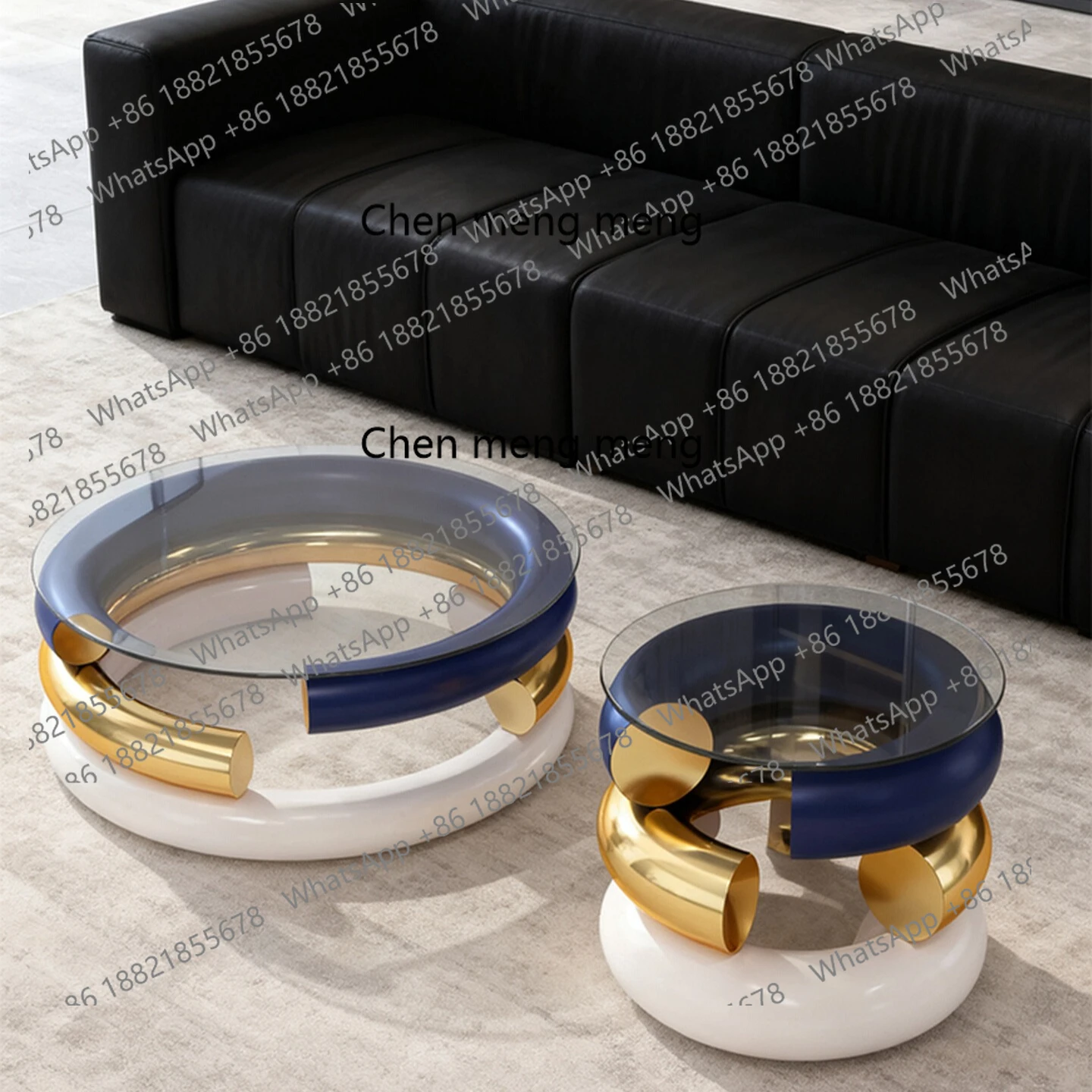 

Ваби-саби ветровой круглый журнальный столик, комбинированный дизайнерский креативный высококачественный минималистичный столик для гостиной из стекловолокна