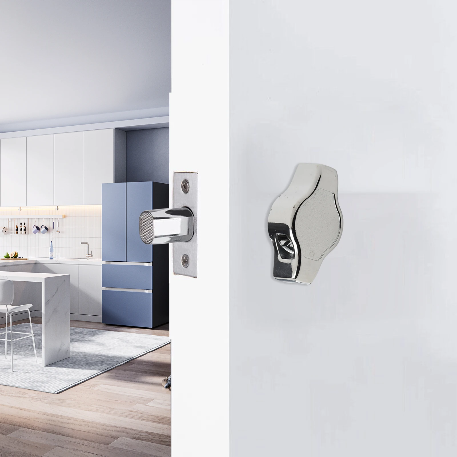 Security Lock Cabinet Cam Lock Cabinet Door Padlock Zinc Alloy Keyless Mechanical Door Lock 16/20/25/30mm Door Padlock