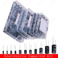 Electrolytic Capacitors Assortment Kit 16V 25V 35V 50V 1uf 2.2uF 3.3uF 4.7uF 10uF 22uF 33uF 47uF 100uF 220uF 330uF 470uF 1000uF