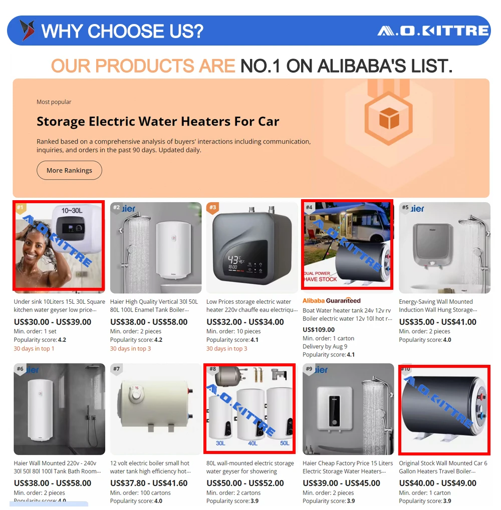 Calentador de agua instantáneo eléctrico montado en la pared sin tanque, 3500w, 220v, sin tanque, con control táctil, para el hogar y el hotel, uso múltiple de fábrica