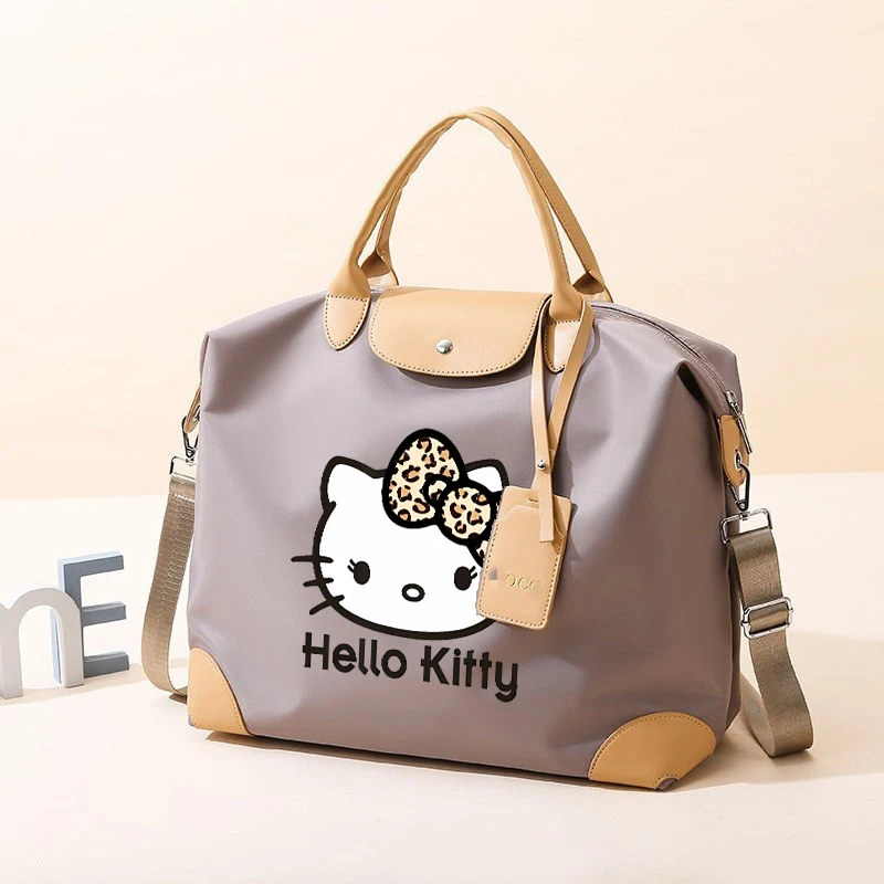 Hello Kitty Kuromi Women Tote Bag Vintage Canvas Shoulder Bag Fashion Big Capacity Handbag for School Work Shopping Satchels