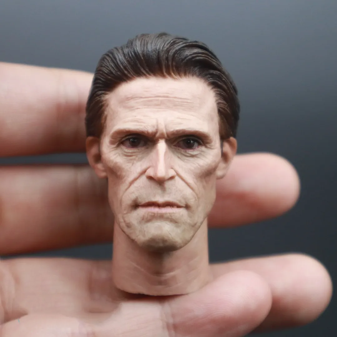 

1/6 Scale Willem Dafoe Male Head Carving Actor Movie Model fit 12" Action Figure Soldier Body Doll Toys