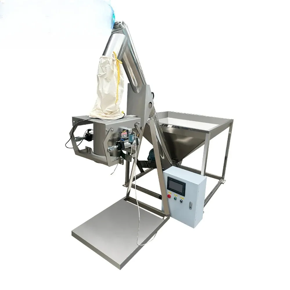 Weighing Screw Feeder Screw Conveyor Screw Feeder Weighing and Dosing System Pneumatic Bag Clamping and Packing