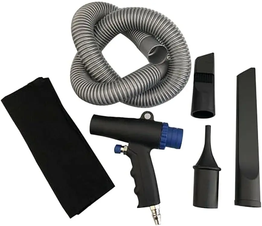 

Pneumatic Vacuum Cleaner Kit,Dual-Function Air Vacuum Blow Gun Pneumatic Suction Gun Cleaning Kit Air blow suction gun kit tools