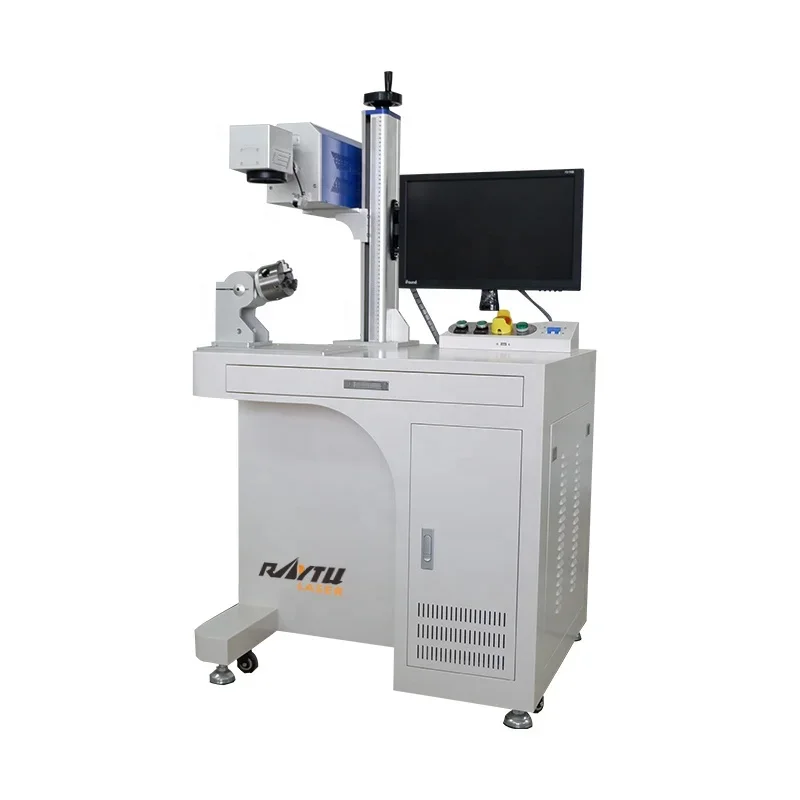 temper glass maker machine Optical desktop CO2 marking machine20W  marking machine 200*200 price