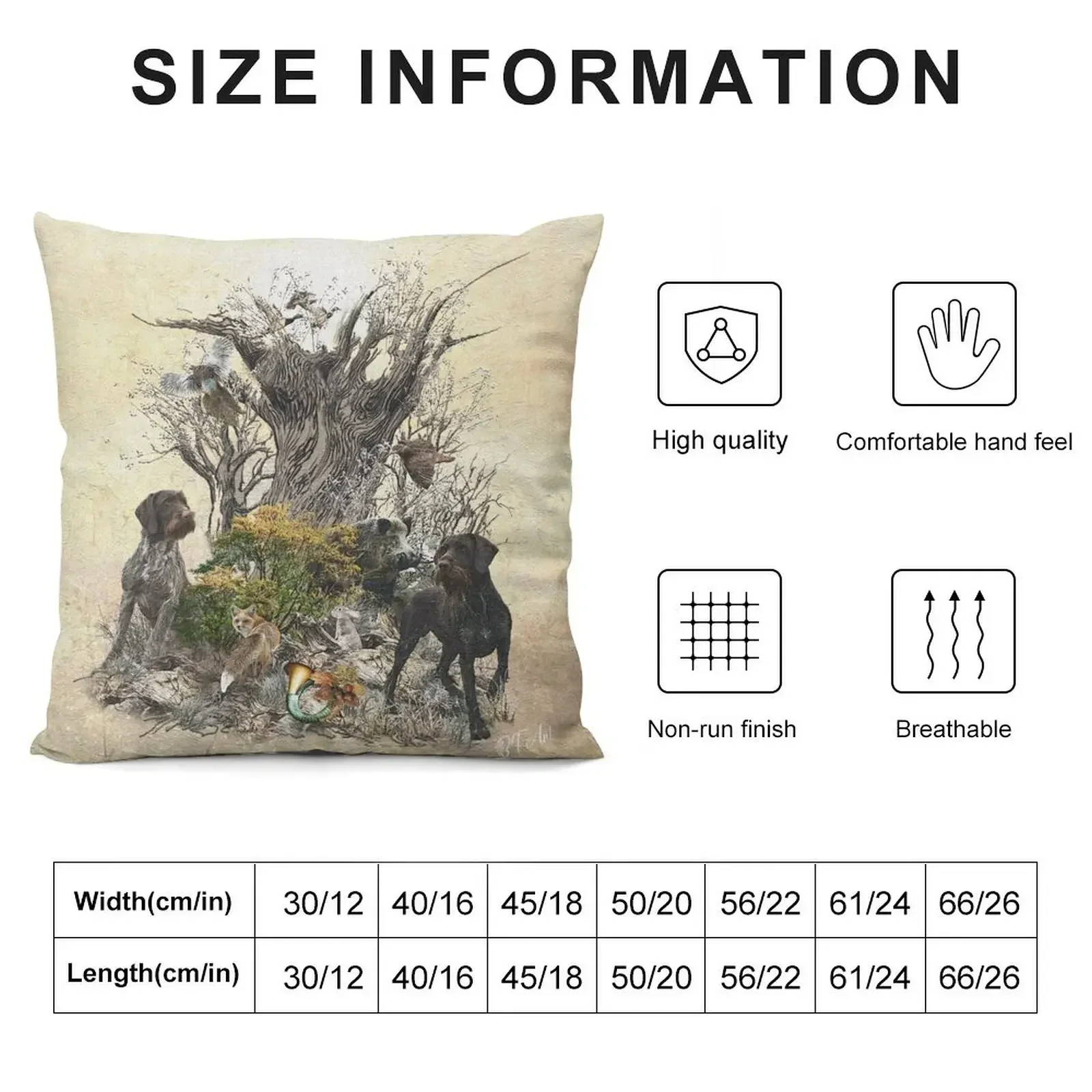 Deutsch Drahthaar Throw Pillow Pillowcases Bed Cushions Decorative Pillow Covers For Sofa pillow