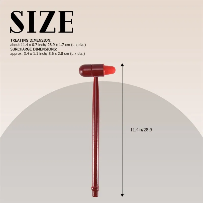 Wooden Massage Hammer Stress Relax Massage Device Knocking Hammer view 6