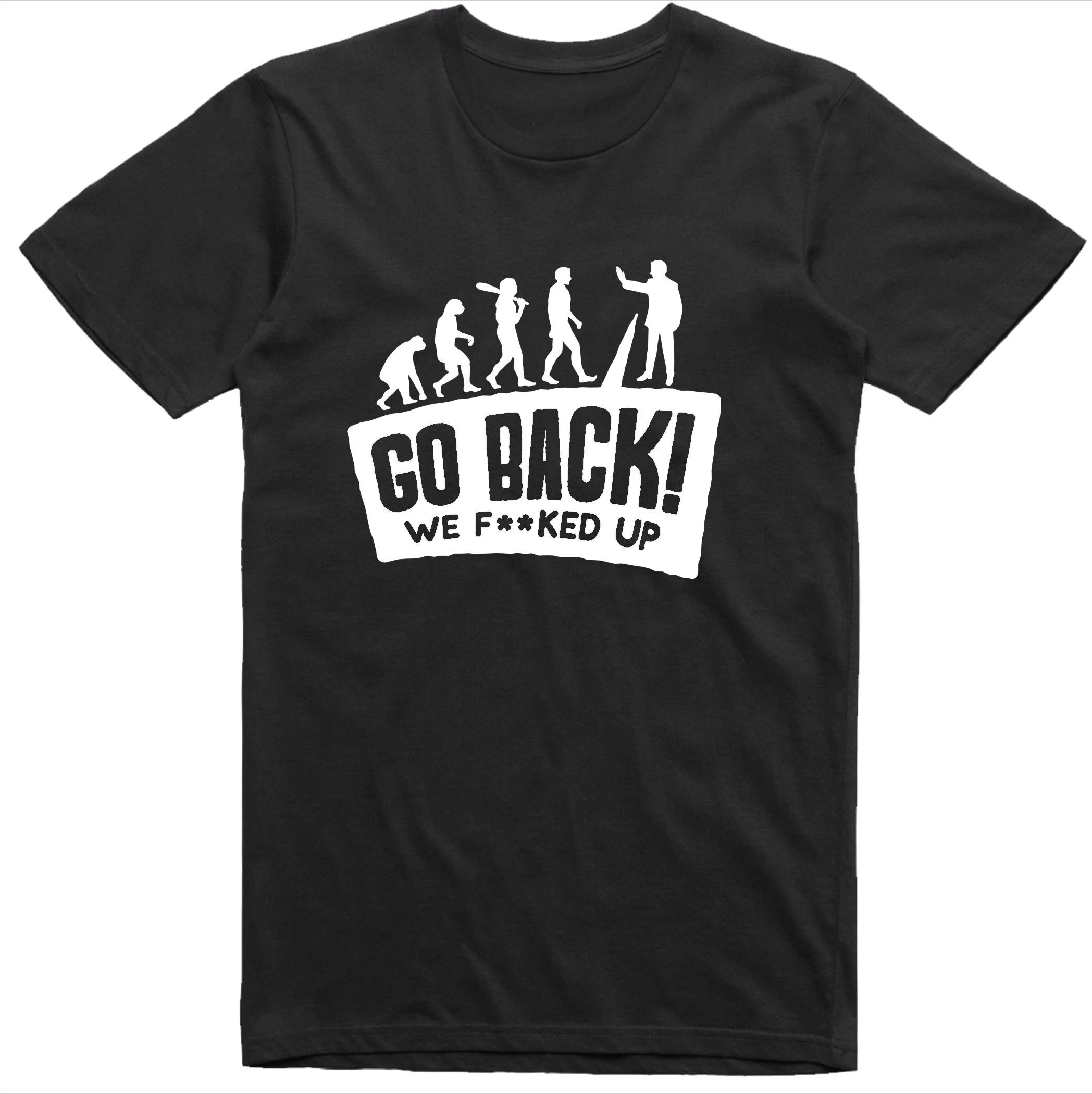 Funny Graphic Men's T-Shirt Cotton O-neck short-sleeved Tee Tops Summer TShirt casual Tshirts Men Evolution Oversized Streetwear
