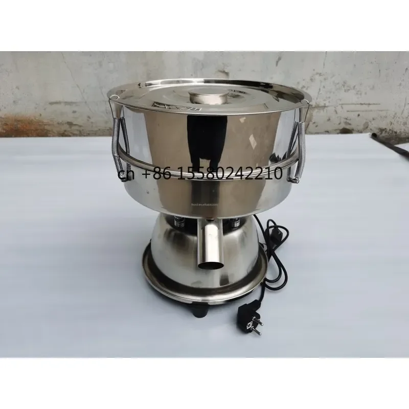 2026 hot 300mm Stainless Steel Electric Vibration Sieve Machine Small Household Powder Sifter Shaker Filter Screen for Fine