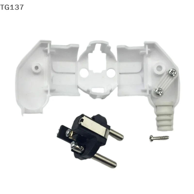 الاتحاد الأوروبي التيار المتناوب مقبس محول الطاقة 16A 250 فولت موصل كابل المكونات الكهربائية أبيض أسود ذكر محول محول انفصال التوصيل #2