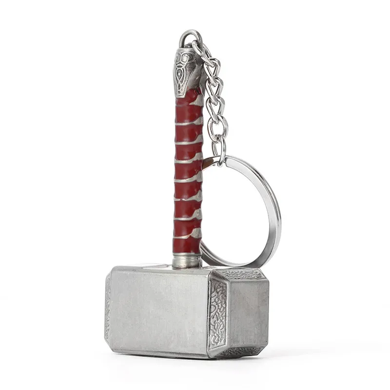 1pcs Thor Hammer Bottle Opener Advanced Accessories Avengers Alliance Surrounding Thor Hammer Keychain Metal Thor