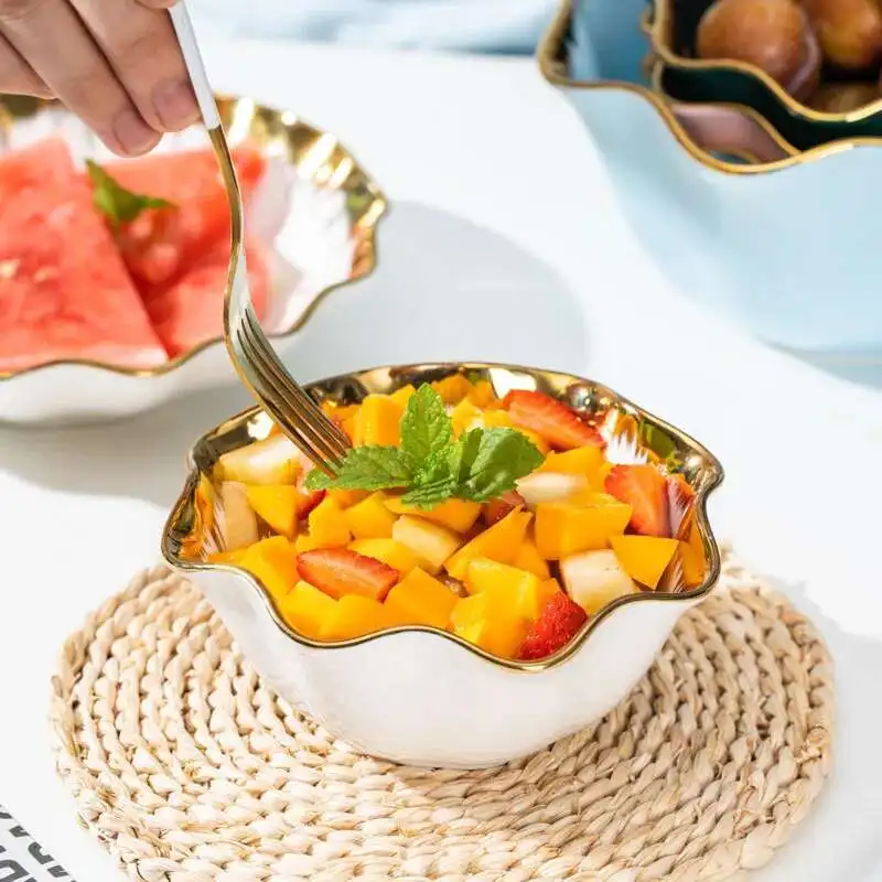 

5.5inch Ceramic Phnom Penh Salad Bowl Tableware Household Soup Noodles Bowl
