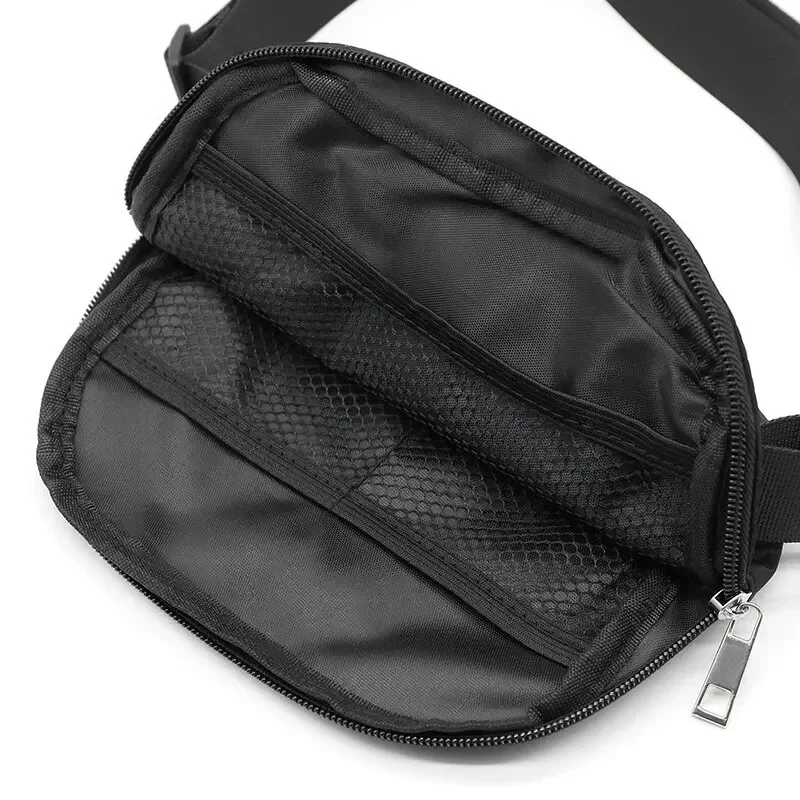 Fashion Casual Men Women Waist Bag Waterproof Portable Pack Zipper Chest Bag Outdoor Sports Crossbody Bag Travel Belt