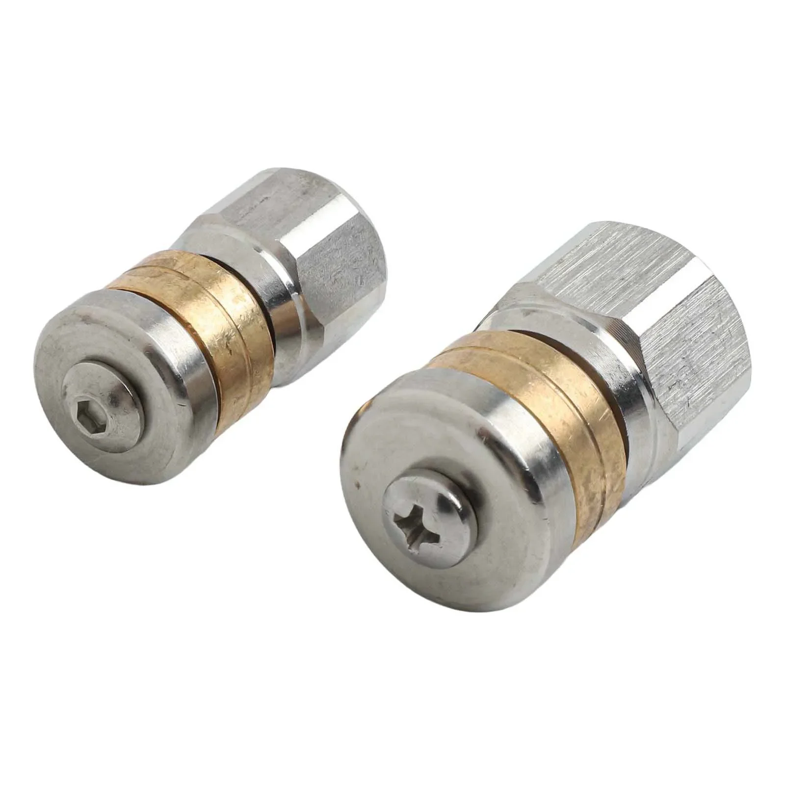 

Stainless Steel Nozzle Sewer Nozzle For Versatile Cleaning Needs Rotating Button Nose Nozzle Seven-Piece Set Wear Resistant