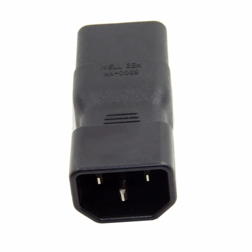 IEC320 ชาย C14 หญิง C19 Power Mains Extension Adapter สําหรับ PDU UPS 10A to 16A