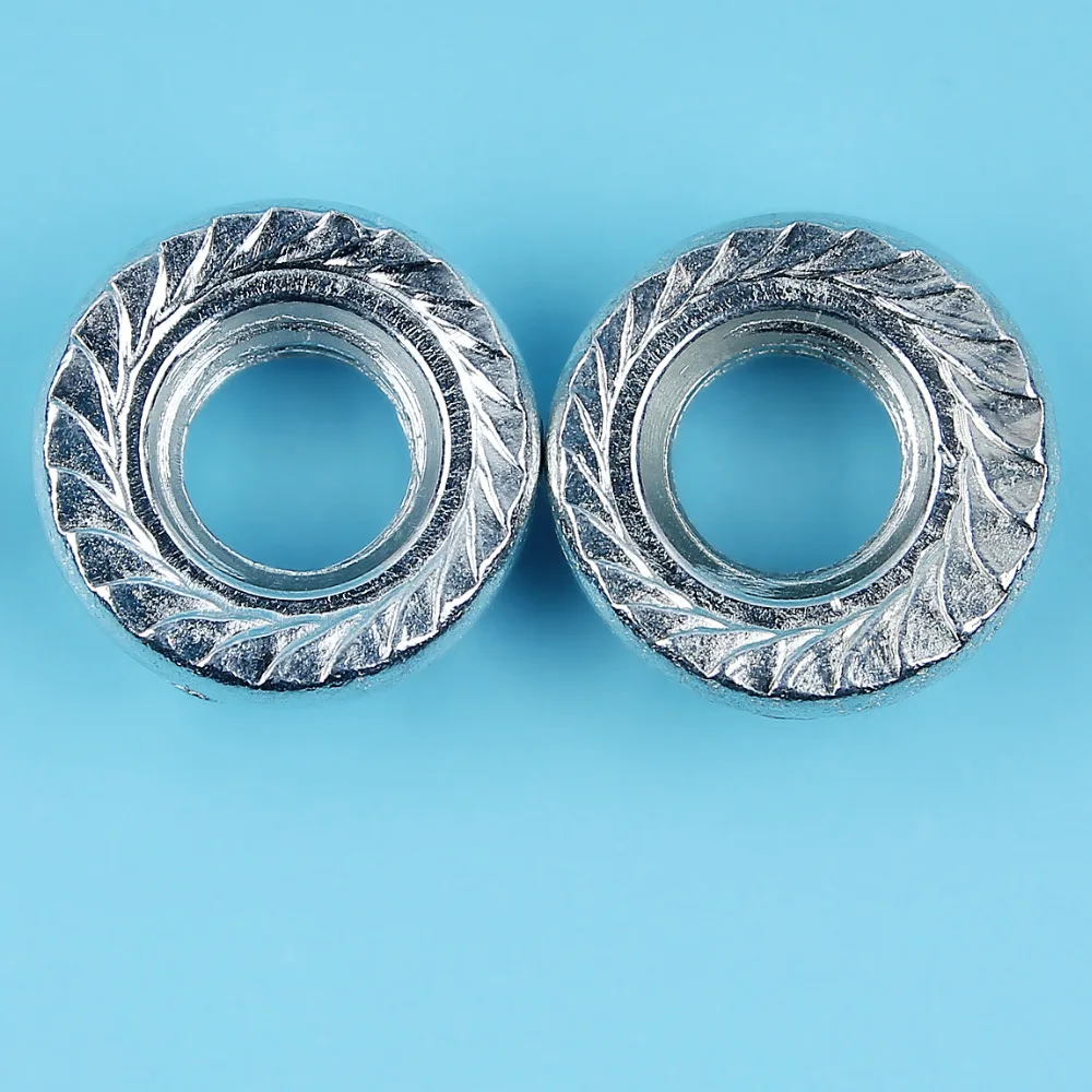 2pcs Bar Flange Nut (M8) Fit HUSQVARNA 51 55 61 66 268 272 345 350 351 353 357 359 362 365 372 394 395 450 455 460 480 Chainsaws