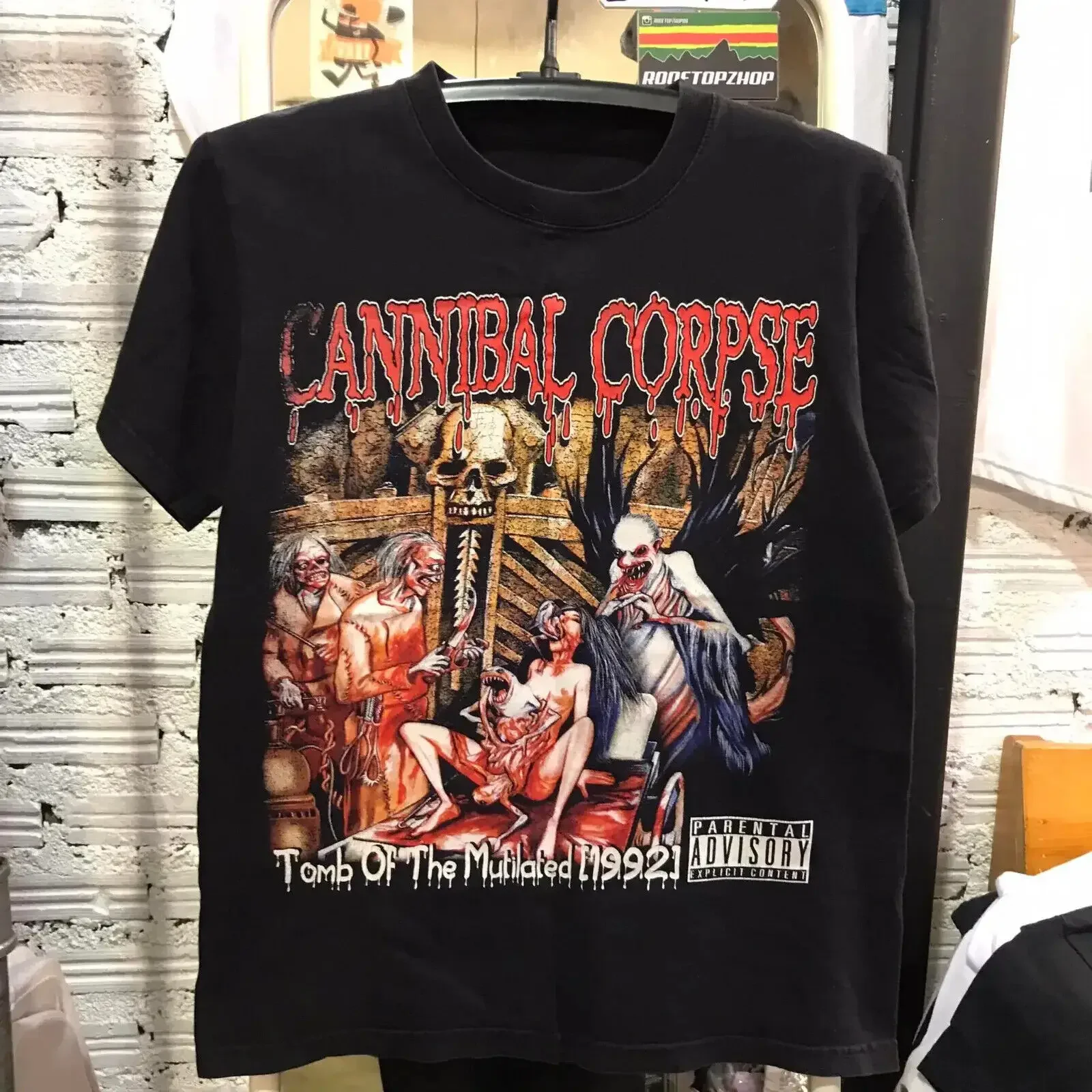 Cannibal Corpse Tomb Of The Mutilated 1992 graphic Shirt men women KTV6358