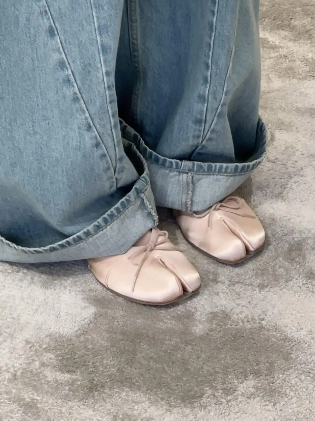 

Ballet Flat Shoes Women's Spring Summer New Folded Effect Leather Single Shoes Pointed Toe Comfortable Casual Fashion Footwear