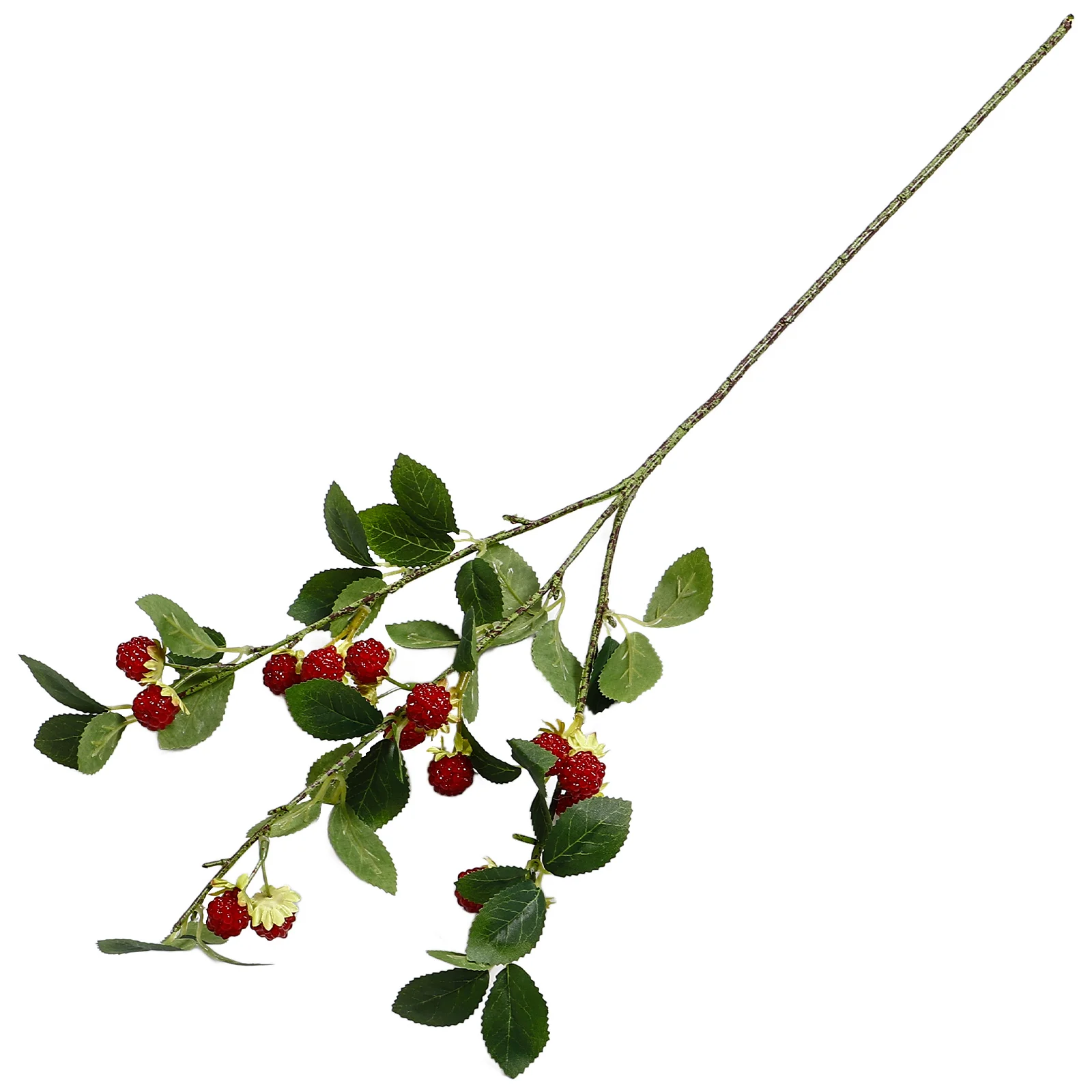 Artificial Plants Indoor Fruit Simulated Raspberry Decoration Red Branches Christmas Tree 6400X3000X1000CM Stems Green Long