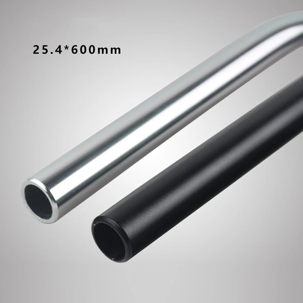 1Pcs 530mm Aluminum Alloy Bike Handlebar Cool Simple Design Ergonomic Comfortable for Fixed Gear Bicycle Silver