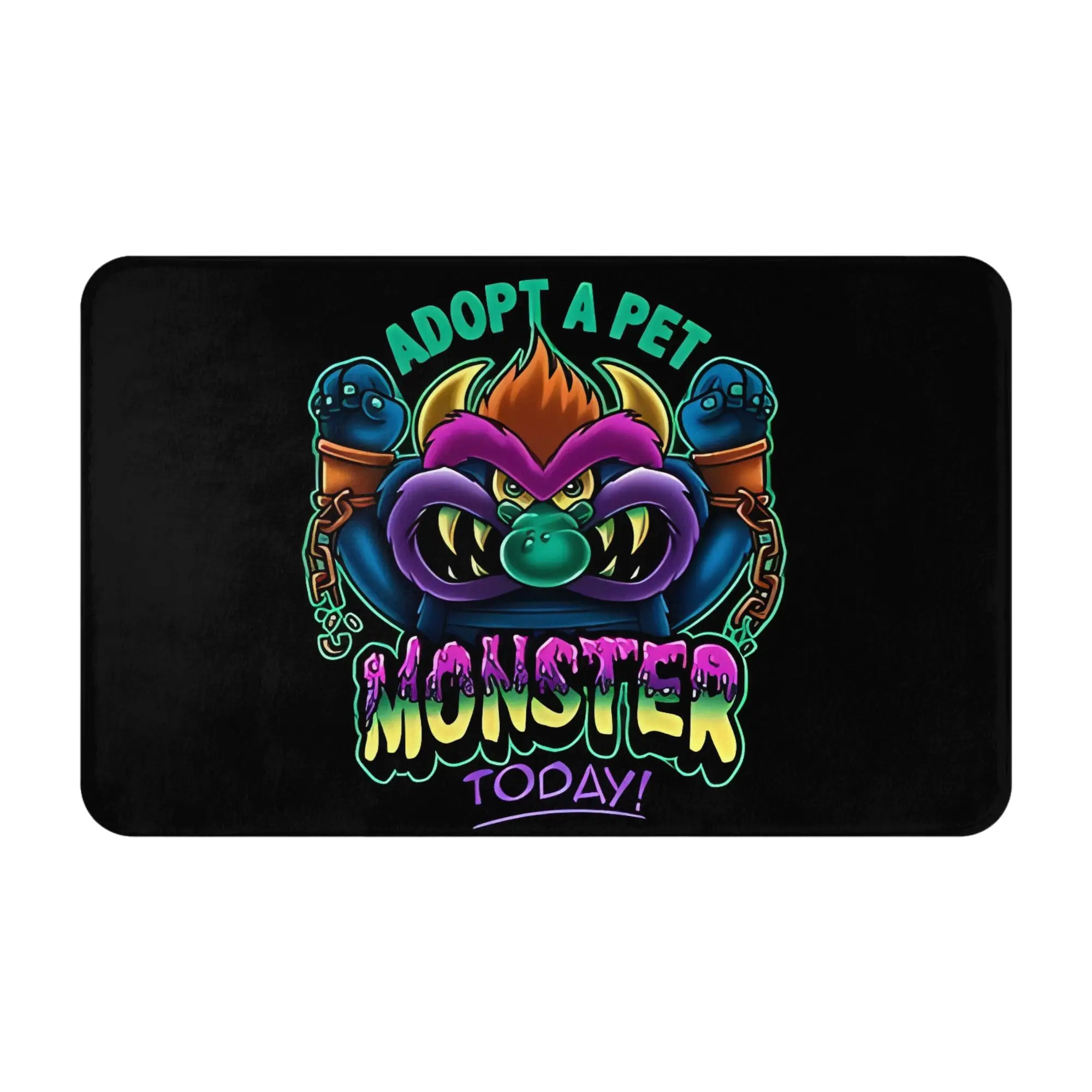 Adopt my pet monster Christmas Decorations Bedroom Mat my pet monster Doormat Kitchen Carpet Entrance Door Rug Home Decoration