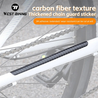 WEST BIKING Bicycle Chain Protection Sticker Thicken MTB Road Bike Frame Protector Scratch-Resistant Bicycle Chain Guard Sticker