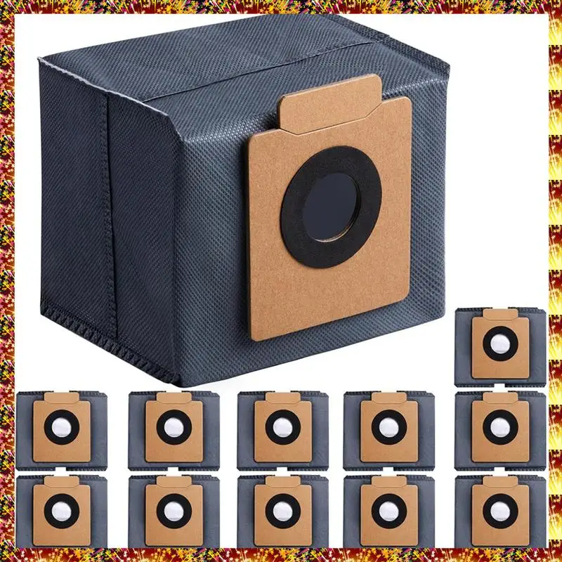 AGOUP sacs d'aspirateur pour Eufy X10 Pro Omni, X8 Pro SES Robot aspirateur sacs à poussière, sacs de Base propre de remplacement